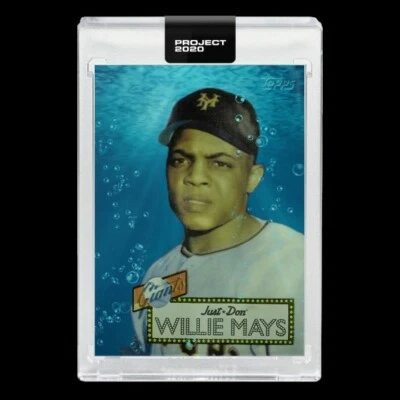 Topps PROJECT 2020 Card 128 - 1952 Willie Mays by Don C (With Box) - Image 1 of 3