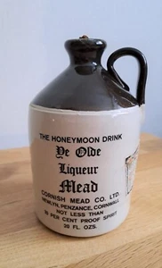 Vintage The Honeymoon Drink Ye Olde Cornish Liqueur MEAD Co. Ltd. VACÍO - Imagen 1 de 10