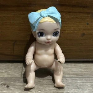 Mini Baby Born Surprise Zapf Creations bambola figura nuda mobile 4,5" fiocco testa - Foto 1 di 5