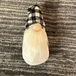 Gnome Plush Buffalo Plaid Beard Swedish Tomte Dwarf Indoor Decor Farmhouse New - Picture 1 of 13