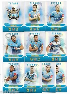 NRL Traders Pearl Parallel Special TITANS 2017 set de equipo - Imagen 1 de 1