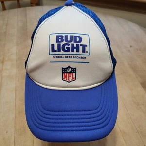 Vintage Bud Light Official NFL Sponsor Trucker Hat - Picture 1 of 11