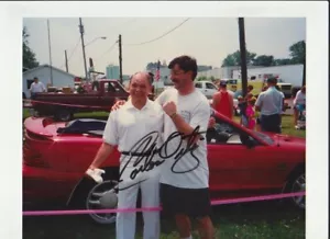 AUTÉNTICA FOTO ORIGINAL AUTOGRAFIADA ORIGINAL CARLOS ORTIZ BOXING HOFer - Imagen 1 de 2