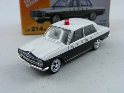 71 Nissan Skyline 2000 GT Police, Tomytec Tomica Limited Vintage LV-214a, 1/64