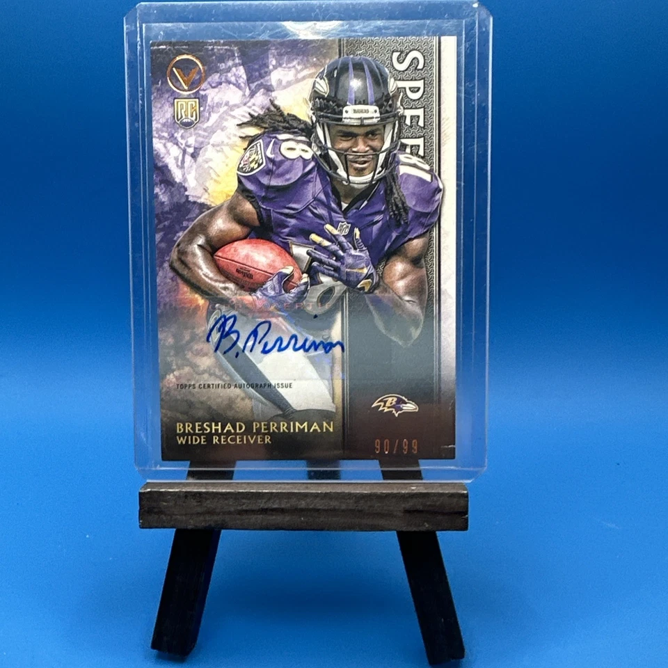 2015 Topps Valor - Breshad Perriman #123 Speed Autographs /99 (AU, RC) - Image 1 of 4