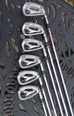 6 MD GOLF BLACK HAWK IRONS, 5-PW STEEL TT SUPER LITE SHAFTS REGULAR FLEX - Image 1 of 4