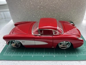 Chevrolet Corvette 1957 techo rígido 1:24 rojo fundido a presión 31451 Jada Toys - Imagen 1 de 13