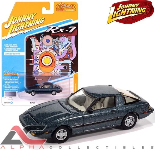 Johnny Lightning JLCG037 1:64 1985 MAZDA RX-7 V3 AZUL TENDER Foto 1 de 1