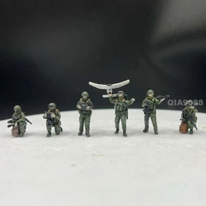 New Russia-Ukraine War 1/72 Scale Russian 6PCS Soldiers Drone Team Resin Model - Picture 1 of 7