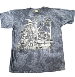 The Mountain Wizard Dragon Tie‑Dye Shirt—3XL, USA Made, Fantasy Graphic, Vintage - Picture 1 of 9