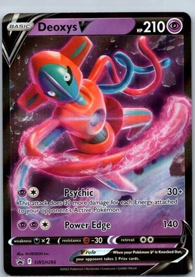 Deoxys V - Promo SWSH: Sword & Shield Promo Cards SWSH266 NM - Image 1 of 2