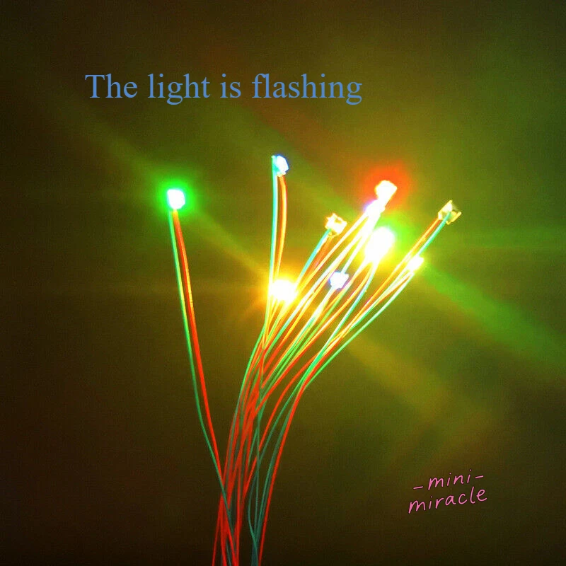 50PC HO/OO Lamps Scale LED SMD Lights Miniatures Lot Color Model Car Airplane - Image 1 of 4