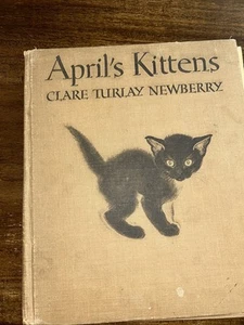 April's Kittens Clare Turlay Newberry vintage 1940 Harper & Brothers hardcover - Foto 1 di 6