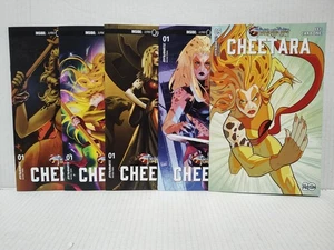 Thundercats: Cheetara LOT OF 5 BOOKS #'s 1A, C, D, E & 5B VF/NM  Soo Lee - Picture 1 of 11