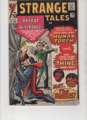 Strange Tales #130, Beatles Cameo, VG+ 4.5, 1st Print, 1964, See Scans - Image 1 of 2