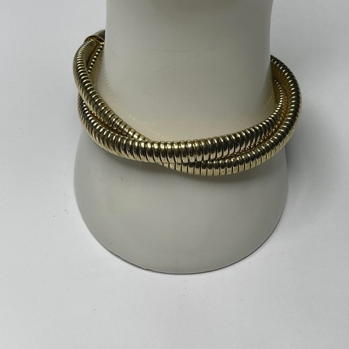 VALENTINO Bracciale tono oro classico ritorno anni 80 bigiotteria