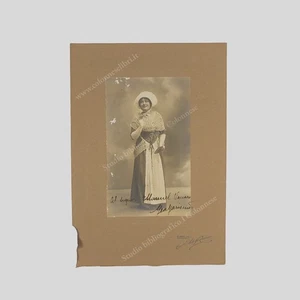 Autogramm Gea Della Garisenda Operette Fotografie Ermini ca. 1911 Varieté Theater - Bild 1 von 1