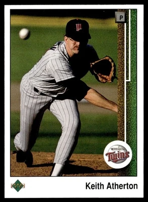 1989 Upper Deck Keith Atherton Minnesota Twins #599 - Image 1 of 2