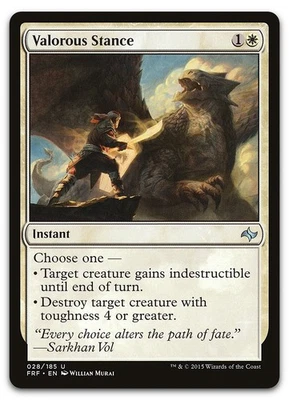 Valorous Stance #28 (NM) Fate Reforged FRF Magic MTG - Image 1 of 2