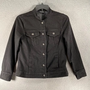 Additions by Chicos Jacke Damen Gr. 1 (M/8) schwarz Truckerjacke Baumwollmischung - Bild 1 von 10