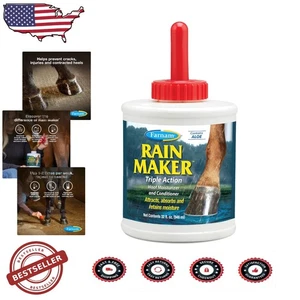 Horse Hoof Oil Rain Maker 32oz Triple Action Conditioning - Picture 1 of 12