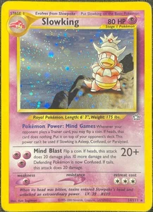 Slowking 14/111 Neo Genesis MP Condition - See Pictures! - Picture 1 of 2