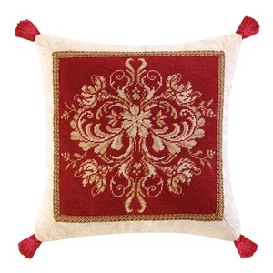 Colonial Williamsburg 18" x 18" Windsor Berry Needlepoint Pillow - Picture 1 of 1