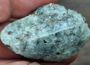 Hermosa Prehnita Calcita y Cobre - Exhibición Pulida - Mina de Cobre Iroquios - Imagen 1 de 19