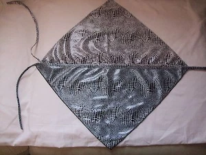  NEW Animal Print Shiny Triangle Scarf/Bandana - Picture 1 of 3