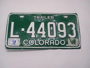 Vintage 1998 Colorado License Plate Tag Auto Car Rat Rod Man Cave Trailer - Picture 1 of 2