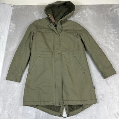 Parka Patagonia Isolada Prairie Dawn Feminina Tamanho Médio Verde Fadiga Nova - Imagem 1 de 4