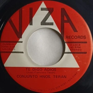 SPANISH LATIN CUMBIA 45 HEAR Conjunto Hnos. Teran TE DIGO ADIOS 1980 Viza VG+ - Bild 1 von 4