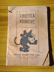 ANTIGUO RARO CATÁLOGO CINEMASCOPIO KODAK ARGENTINA FÉLIX EL GATO CHARLES CHAPLIN + - Imagen 1 de 14