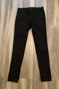 Uniqlo Stretch Skinny Fit schwarz Tapered Low Rise Jeans/Damengröße 28x31 - Bild 1 von 7