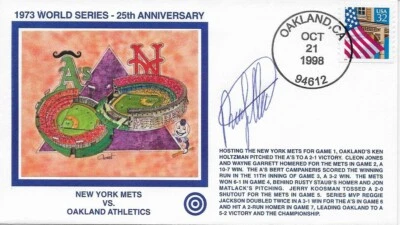 Rusty Staub Auto. Cachet Commemorating "25th Annivers. of the 1973 World Series" - Image 1 of 2