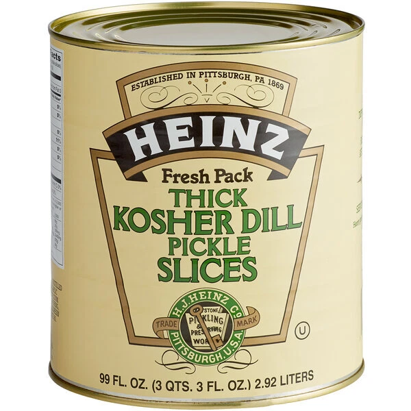 Heinz #10 Can Thick Kosher Dill Pickle Slices - Image 1 of 2