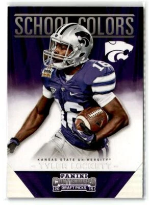 Tyler Lockett Wildcats 2015 Panini Contenders Draft Picks School Colors #38 - Image 1 of 2