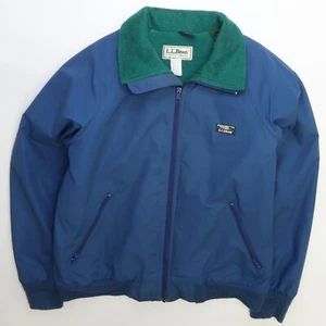 Vintage L.L. Chaqueta Bomber Forrada de Vellón Bean Talla Grande Azul - Imagen 1 de 13