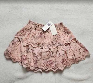 New girl's XS S Gap x LoveShackFancy floral flippy mini skirt - Picture 1 of 6