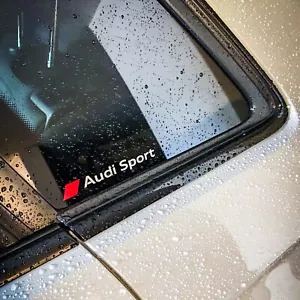 adesivo AUDI SPORT S LINE finestrino a1 a3 a4 a5 a6 a7 tt q3 q5 S3 S-line q7 - Afbeelding 1 van 5