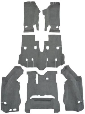 Carpet For 2007-2010 Jeep Wrangler Unlimited, Complete Kit - Изображение 1 из 3