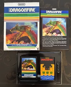 Intellivision Imagic Dragonfire KOMPLETT mit Box, Cartridge, Handbuch & Overlays - Bild 1 von 10