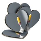 4x Heart MDF Coasters - Rocket Pencil Creativity Art  #8760