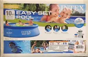 Intex 10ft X 30ft Easy Set Above Ground Swimming Pool W/ Filter Pump 28121LW