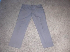 CLAIBORNE brown Flat Front polyester PANTS 38x32 - Picture 1 of 5