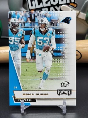 2020 Panini Playoff 1st Down /99 Brian Burns #144 Panthers (CB) - Image 1 of 2