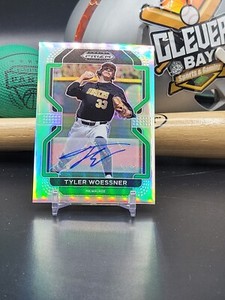 2022 Panini Prizm Draft Picks Tyler Woessner Silver Auto #PDP192 (CB)
