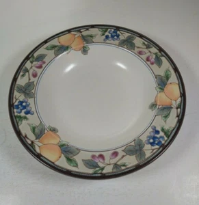 "Tazón de sopa Mikasa talla CAC29 cosecha de jardín con monturas de fruta n tazón de ensalada 9 3/8" - Imagen 1 de 12