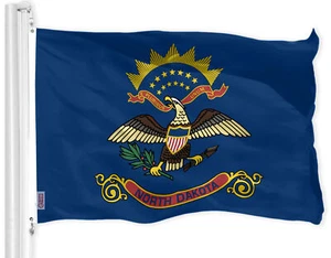 North Dakota ND State Flag 3x5 FT Printed 150D Polyester Peace Garden State - Picture 1 of 5