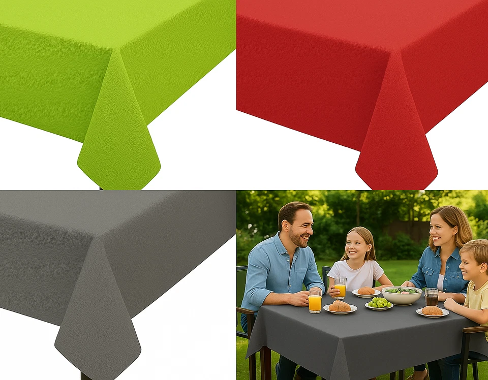 Gartentischdecke Tischdecke Garten Outdoor Paspel Wasserfest Rutschfest Balkon - Bild 1 von 1
